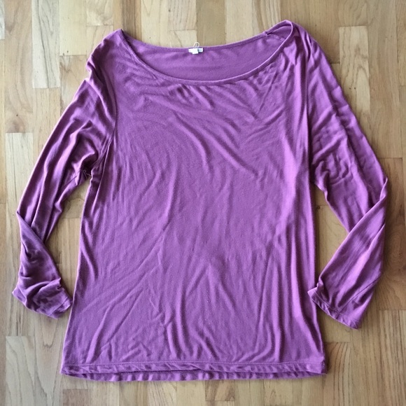 Super soft J,Crew 3/4 sleeve t-shirt in rose pink - Picture 2 of 5